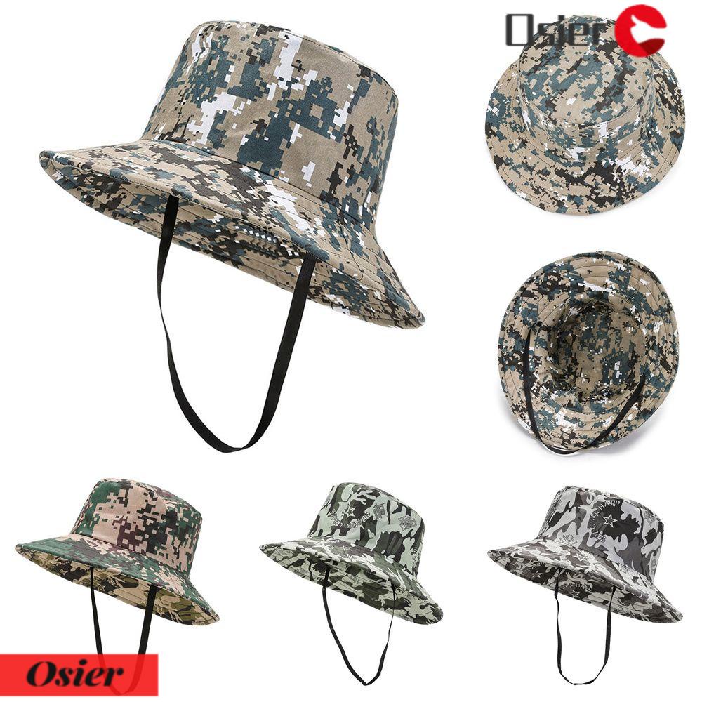 Osier1 Mũ Chống Nắng Rộng Vành Họa Tiết Rằn Ri Cho Nam Và Nữ