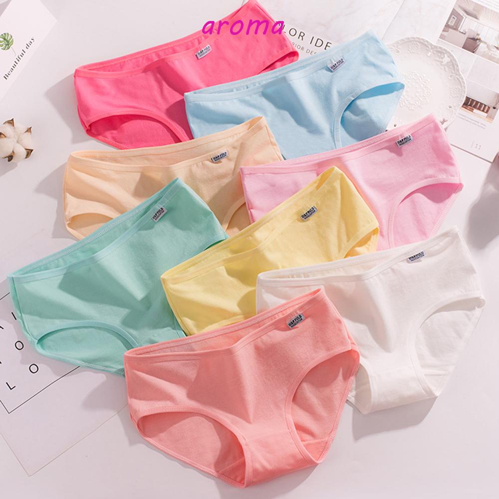 Quần Lót Cotton Lưng Thấp Thời Trang Cho Nữ