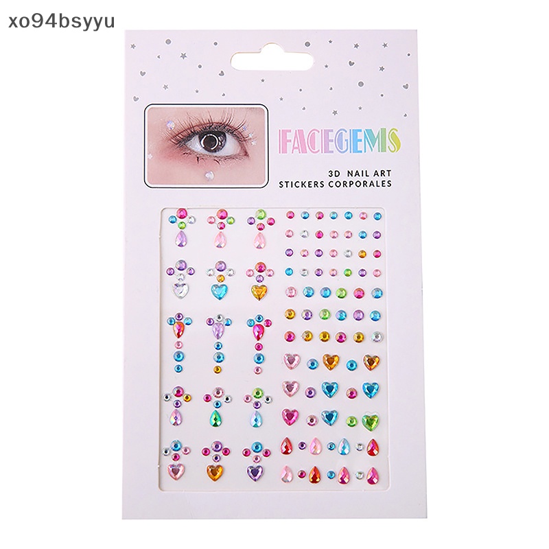 Đá Quý Xo94Bsyu Trang Điểm Mặt / Cơ Thể Độc Đáo