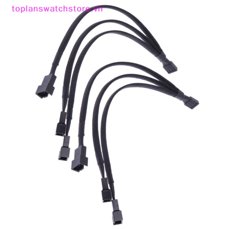 Dây Cáp Nối Dài 4 Pin Chia Cổng 1 Ra 3 Cổng Quạt Tản Nhiệt CPU PWM Bằng Đồng Thiếc Tiện Dụng