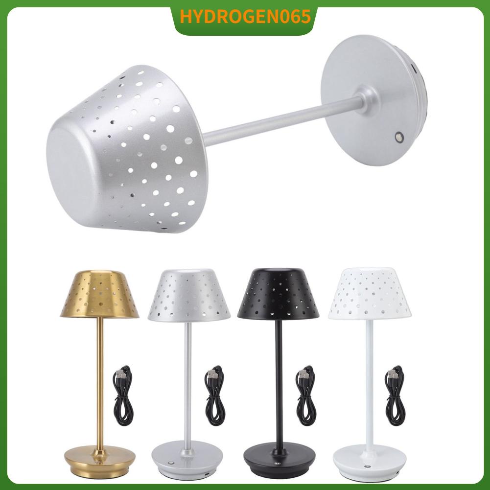 Hydrogen065 Đèn LED Để Bàn Retro Đơn Giản Thiết Kế Không Dây Vô Cấp Làm Mờ Cảm Ứng Cho Phòng Ngủ Thanh Nhà Hàng
