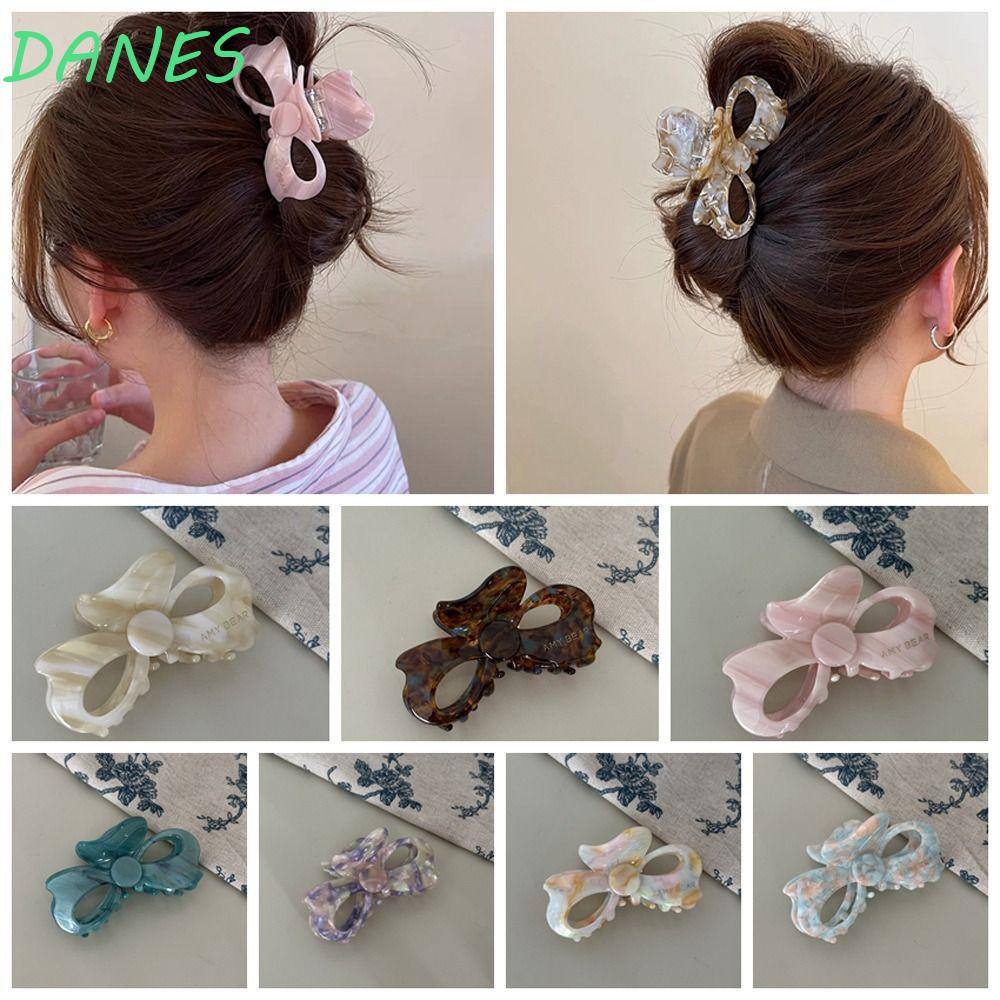 Kẹp Tóc Hình Nơ / Cá Mập Đính Đá Axit Acetic Thời Trang Dự Tiệc Cho Nữ