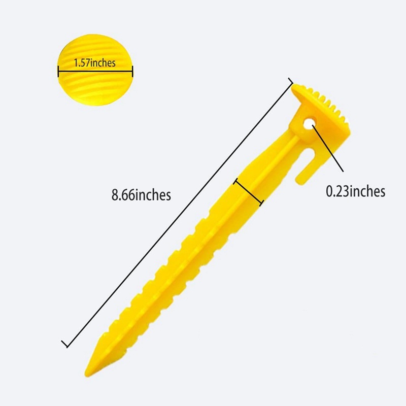 Cọc Dựng Lều 9 Inch Chuyên Dụng Cho Đi Biển