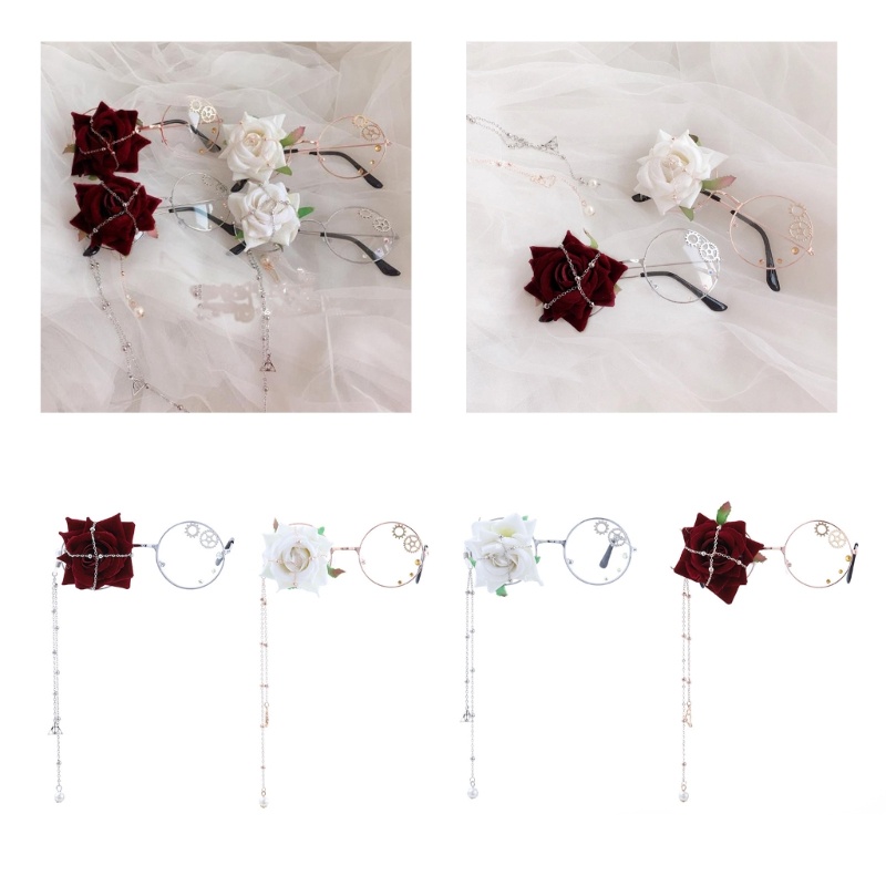 Time * Kính Mắt Gothic Cho Trẻ Em Hoặc Người Lớn Gothic Bé Gái JK-Custume Nữ Hoặc Nam