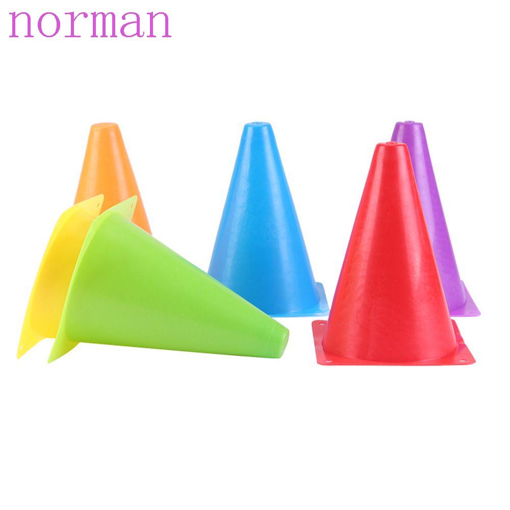 Set 10 Phụ Kiện Đánh Dấu Hình Nón Bằng Nhựa Đa Năng Hỗ Trợ Luyện Tập Đá Banh / Trượt Ván