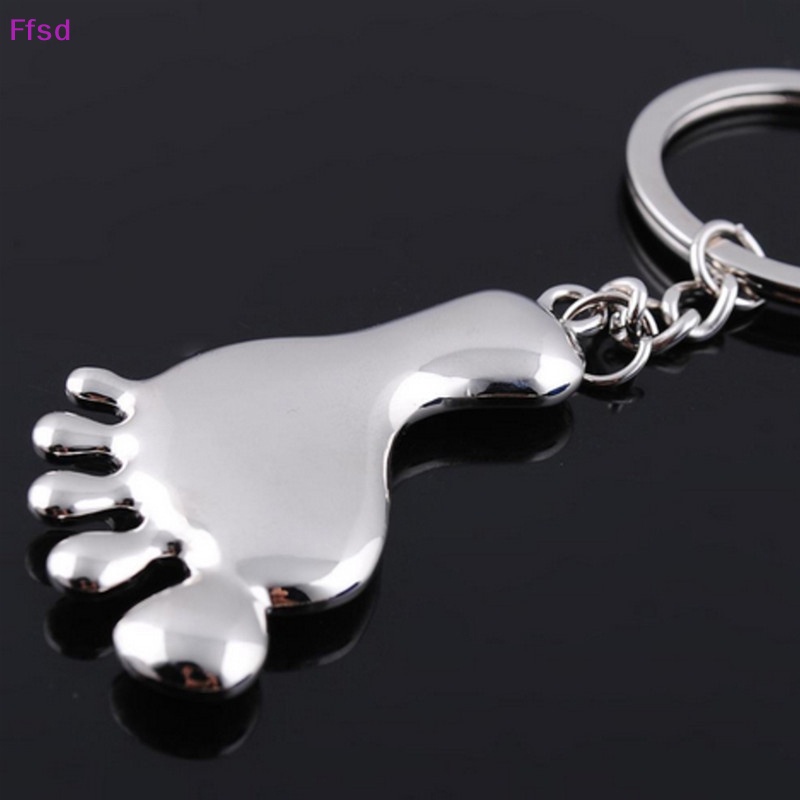 {Ffsd} Móc Khóa Kim Loại Mạ Bạc Chất Lượng Cao Cá Tính Làm Quà Tặng * Bán Chạy