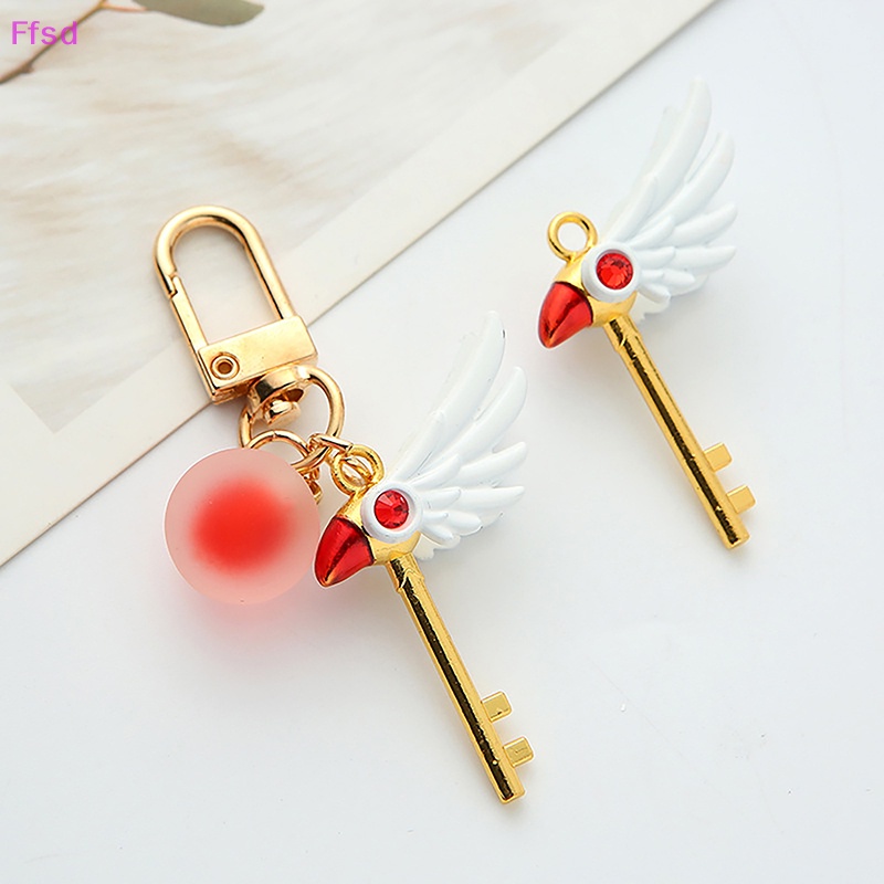 {Ffsd} Bán Chạy Móc Khóa Hình Hoa Anh Đào Ma Thuật Dễ Thương Đa Dạng Cho Nữ Sinh / Túi Xách