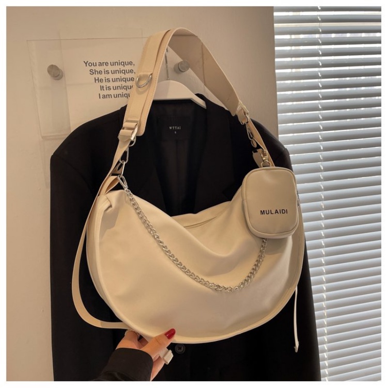 Túi Xách Đeo Vai Vải Bạt Ngăn Chứa Rộng Thời Trang Nữ Sành Điệu