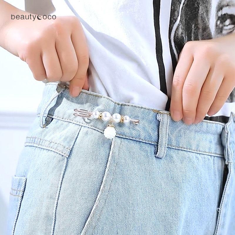 Beautycoco🍊Kẹp Cố Định Thắt Lưng, Ghim Siết Lưng Cài Thắt Lưng Trang Trí Quần Áo