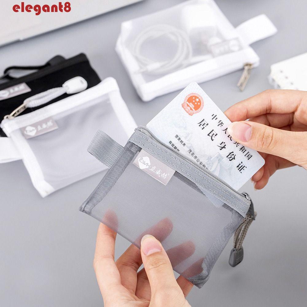 Ví Đựng Thẻ ID / Chìa Khóa / Son Môi Bằng Nylon Nhỏ Gọn Thanh Lịch