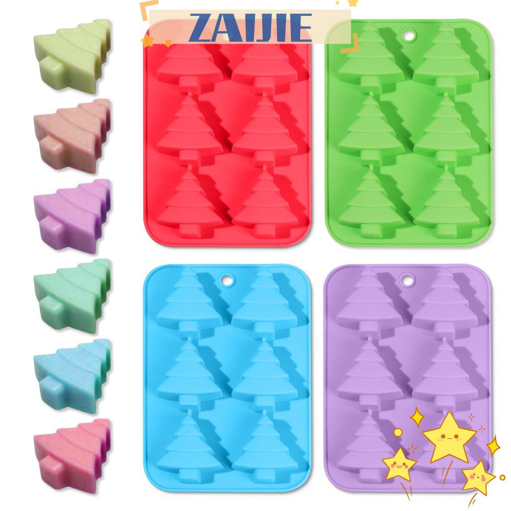 Khuôn Làm Đá Trang Sức Hình Cây Thông Giáng Sinh 24 Màu Sắc Ngẫu Nhiên Tiện Dụng