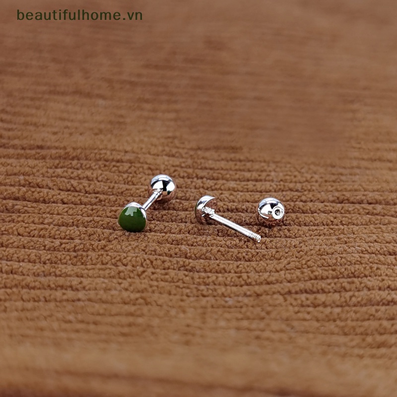 1 Đôi Bông Tai Hình Quả Bơ Dạng Xoắn Ốc Dành Cho Nữ