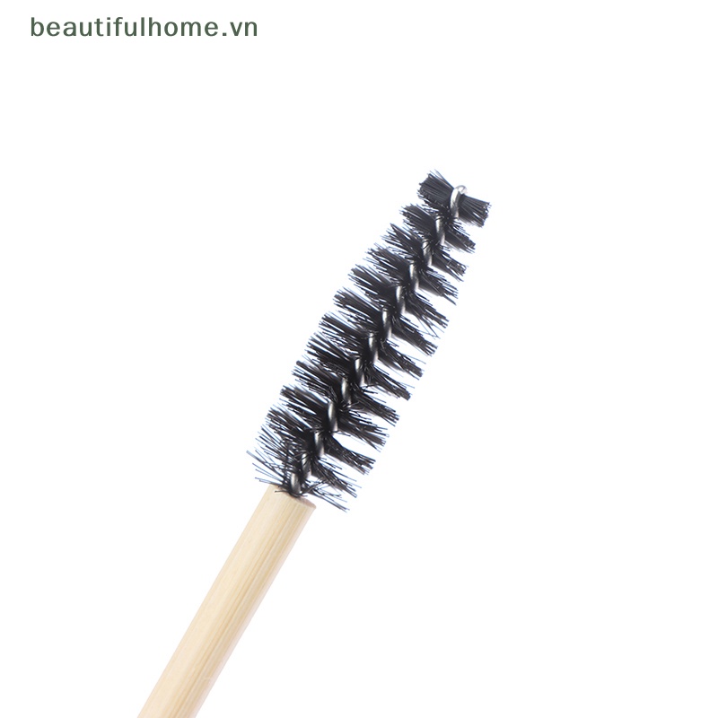 Bộ 50 Cọ Trang Điểm Tay Cầm Bằng Tre Tiện Dụng