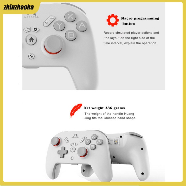 Tay Cầm Chơi Game Bluetooth Không Dây FS Mobapad Có Bộ Nhận Tương Thích Với Nintendo M073