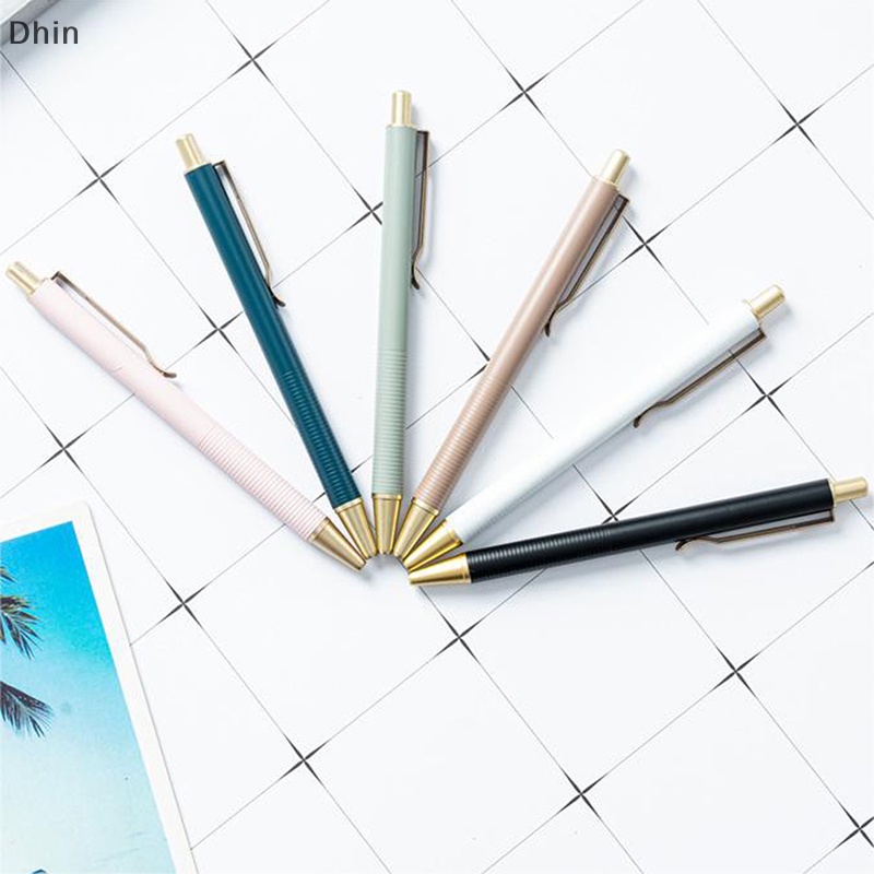 Bút Bi Kim Loại Nhiều Màu Sắc Phong Cách Nhật Bản