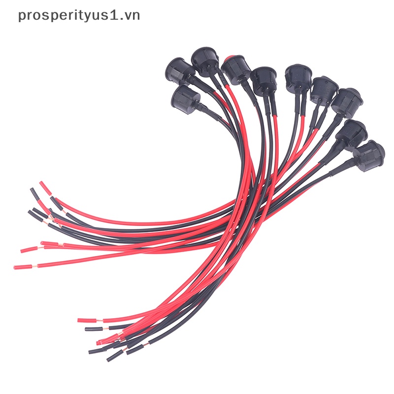 Set 1 Công Tắc Tròn 20mm DC12V-24V Chuyên Dụng Cho Xe Hơi RV 2 Pin