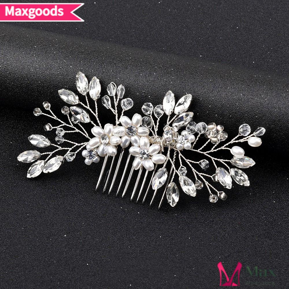 Lược Cài Tóc Handmade Trang Trí Đám Cưới|Vương Miện Đội Đầu Kiểu Dáng Dễ Thương Xinh Xắn