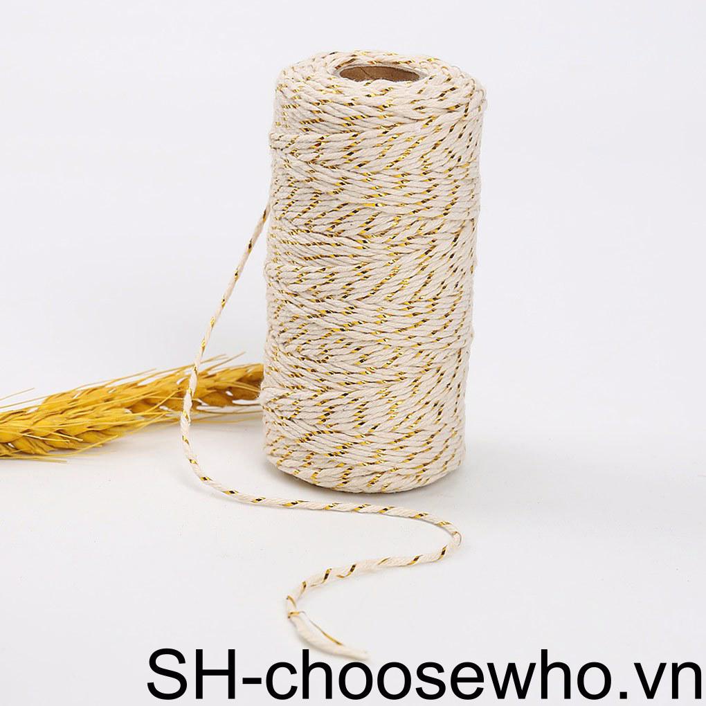 Hộp Dây Cotton Dùng Để Trang Trí Gói Quà Đa Năng DIY