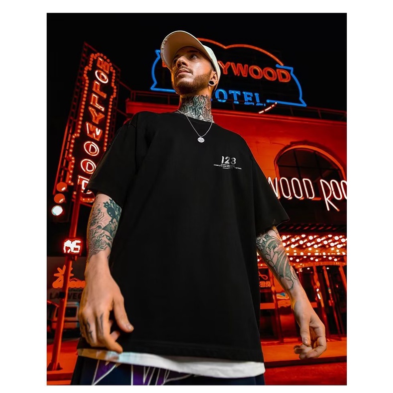 Áo Thun Cotton Tay Ngắn Phong Cách Âu Mỹ Thời Trang Mùa Hè Mới 2023 Dành Cho Nam