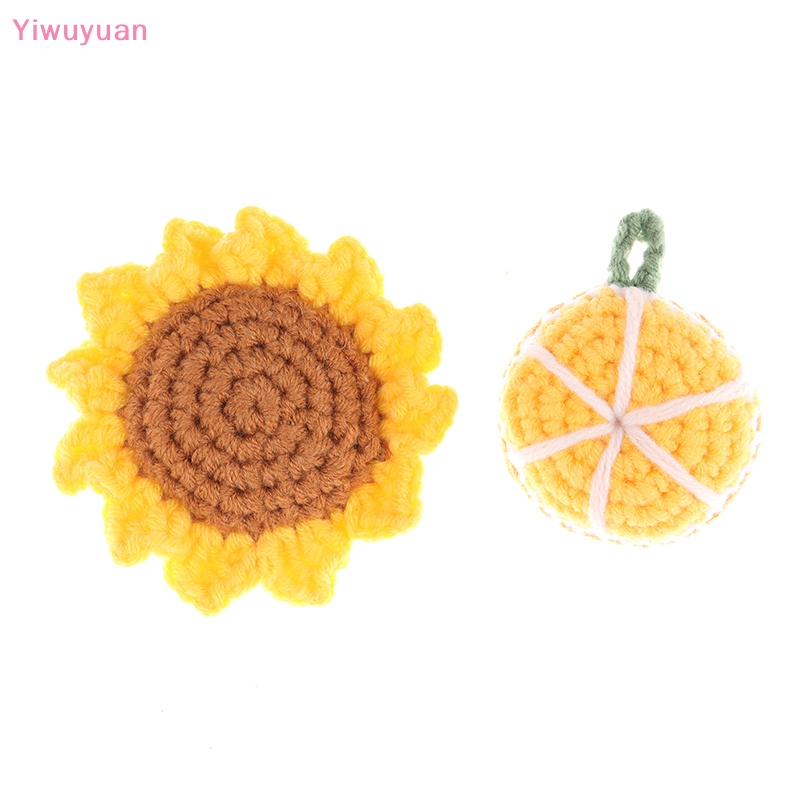 < Yiwuyuan > Móc Khóa Hình Hoa Hướng Dương Nhồi Bông Ấm Áp Sáng Tạo Dễ Thương Trang Trí Túi Xách / Ô Tô DIY Mới Dành Cho