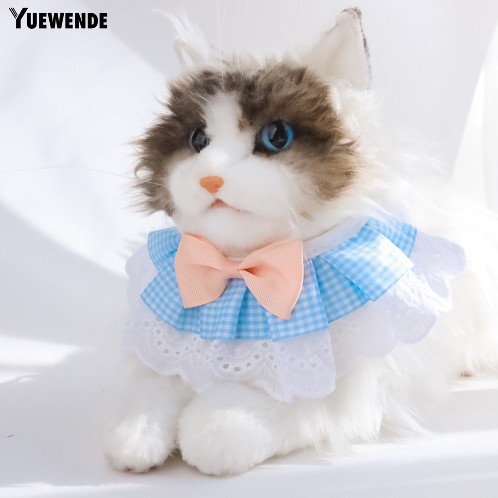 Yq.e Yếm Thắt Nơ Nhiều Màu Bằng Polyester Thân Thiện Với Da Chống Mài Mòn Dễ Sử Dụng Dành Cho Thú Cưng