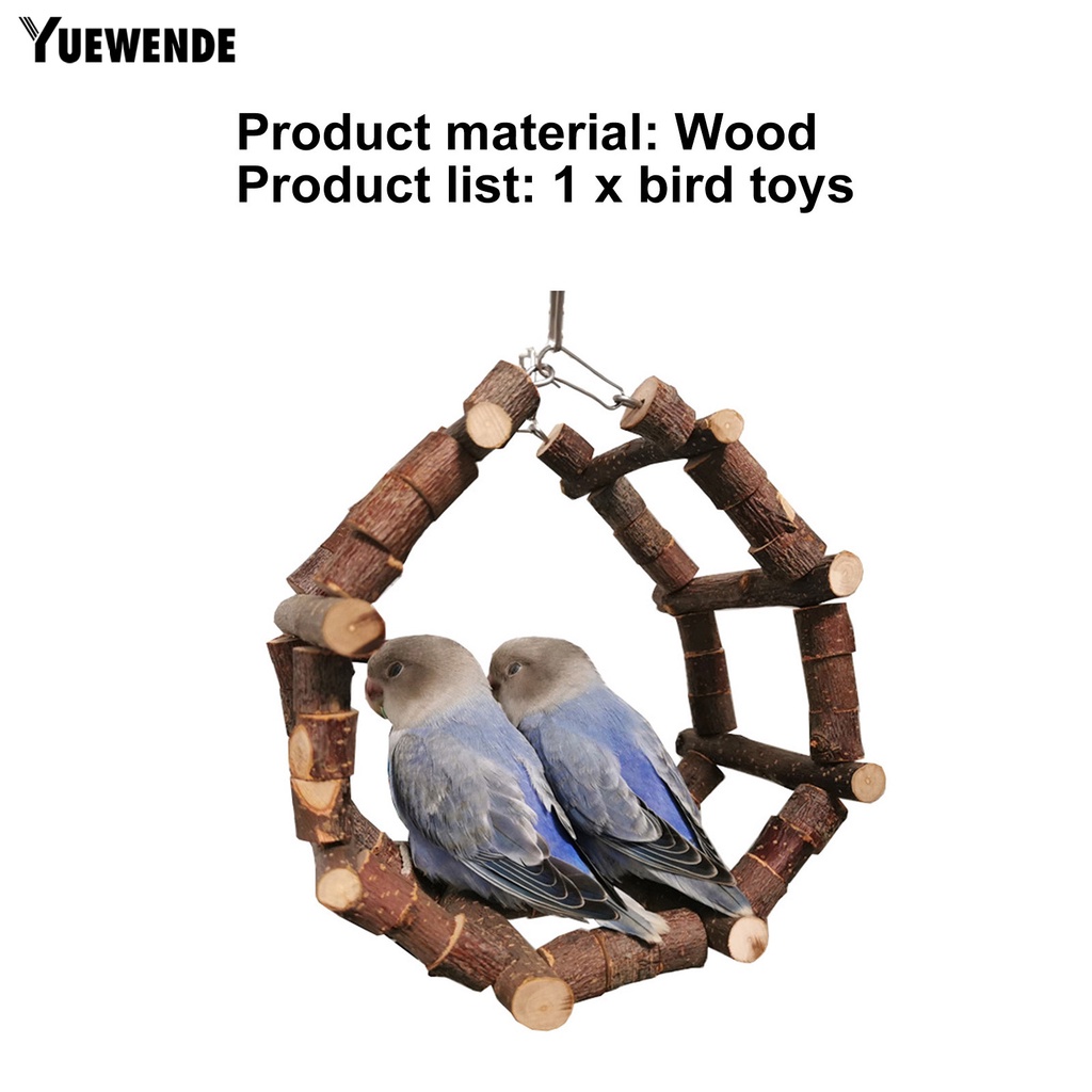 Thang Gỗ Đồ Chơi Cho Vẹt Cưng Thay Đổi Hình Dạng Độc Đáo