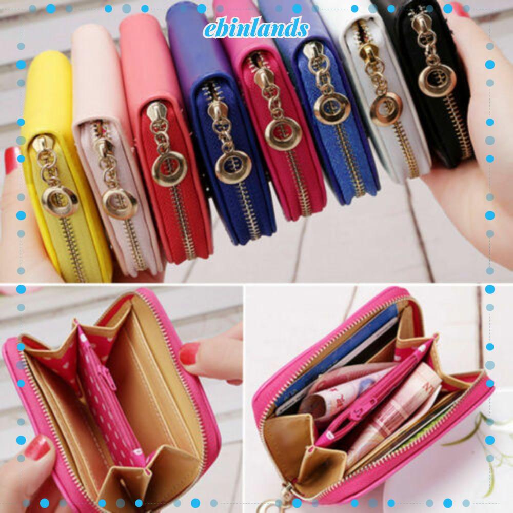 Túi Xách Mini Có Khóa Kéo Đựng Thẻ Gắn Nơ Thời Trang Phong Cách Châu Âu