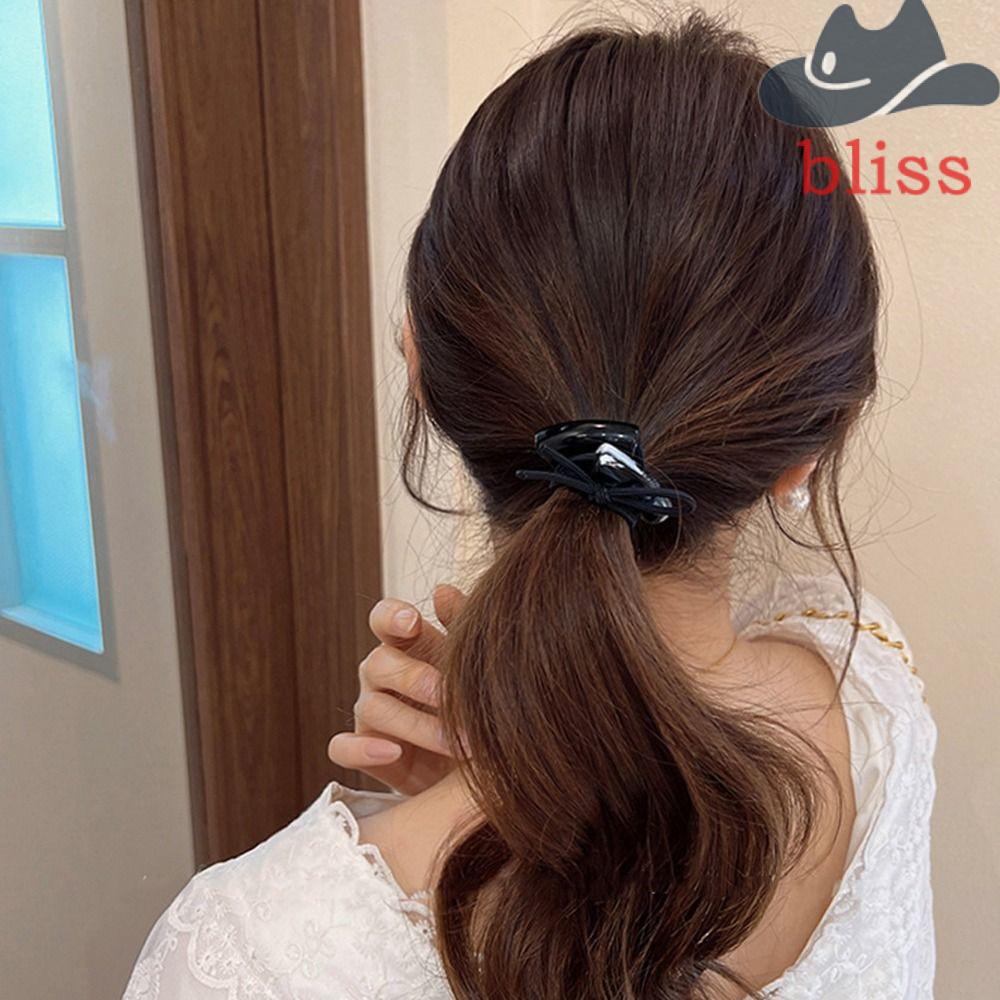 Dây Buộc Tóc Đuôi Ngựa Cao Su Hai Lớp Phong Cách Hàn Quốc Đơn Giản Cho Nữ