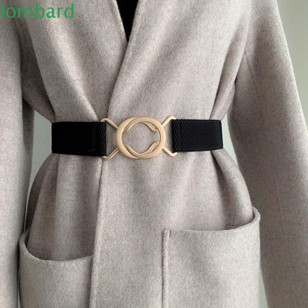 Thắt Lưng Khóa Tròn Đôi Thời Trang Thanh Lịch Cho Nữ