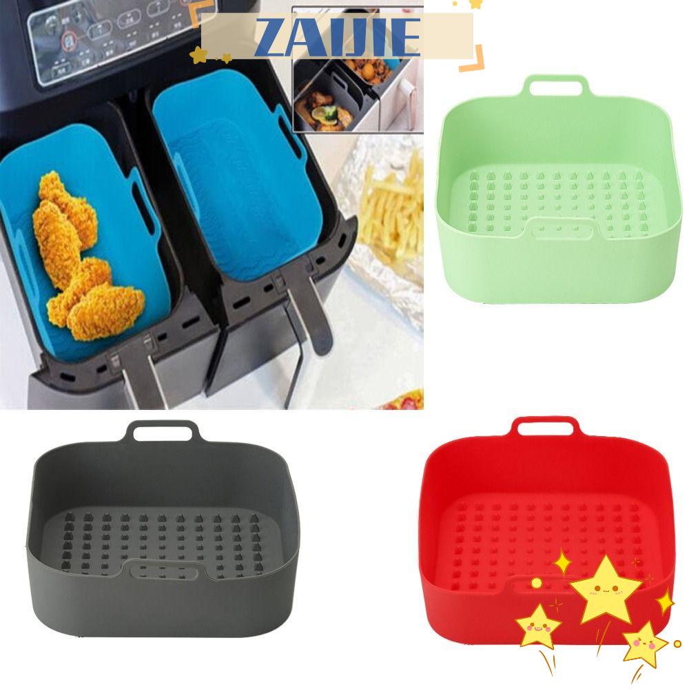 Tấm Lót Nồi / Nướng Bánh Pizza Hình Vuông Bằng Silicone Tái Sử Dụng Được Tiện Lợi Dành Cho Nướ