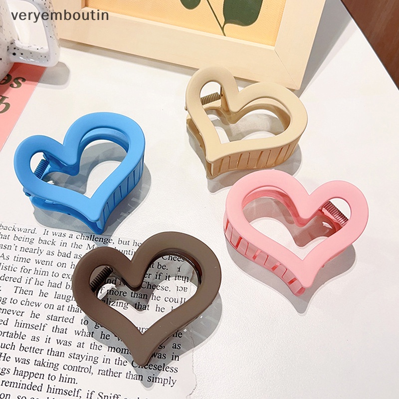 Kẹp Tóc Hình Trái Tim Phong Cách Retro Thời Trang Cho Nữ