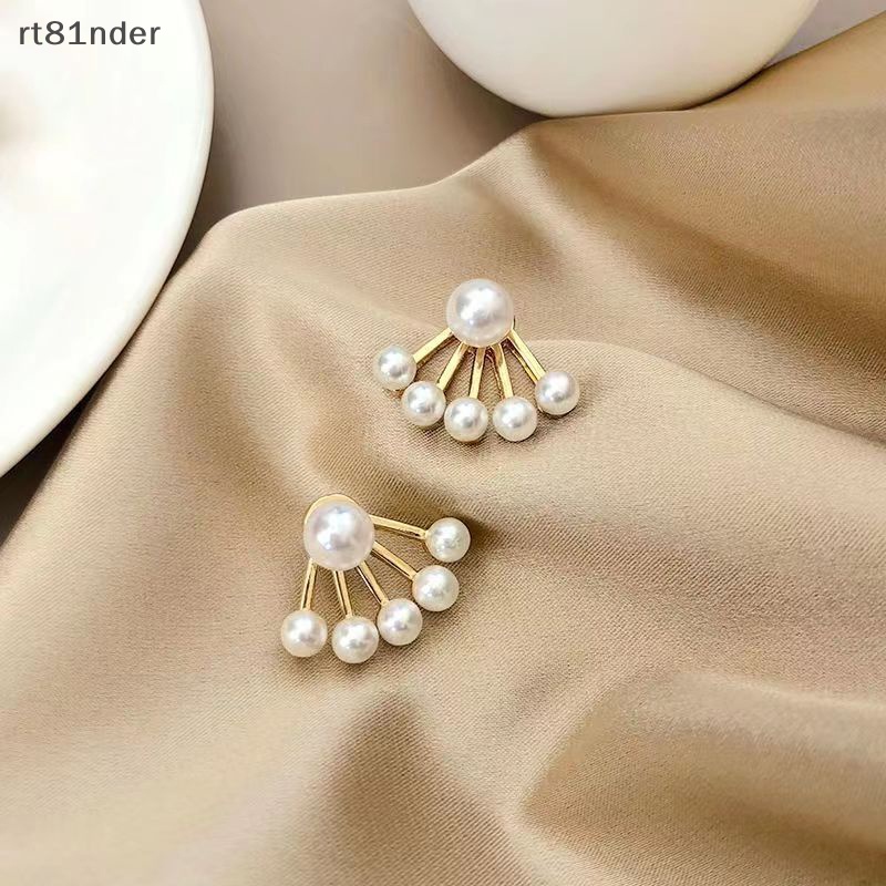 Rt 1 Đôi Bông Tai Ngọc Trai Thủ Công Thời Trang Hàn Quốc Nhật Bản Cổ Điển Ngọt Ngào Cho Nữ