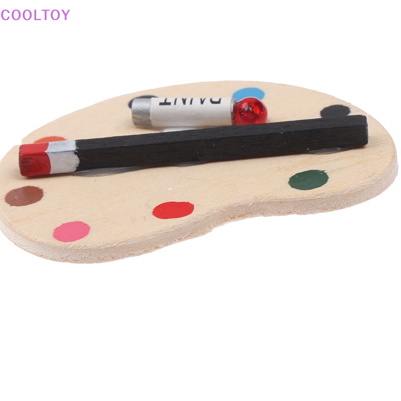 Bảng Màu Mini Tỉ Lệ 1 / 12 Dùng Để Trang Trí Nhà Búp Bê