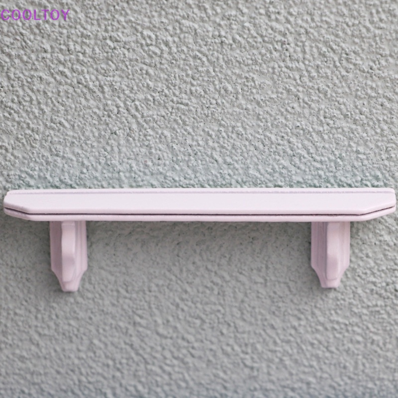 Kệ Treo Tường Màu Trắng Trang Trí Nhà Búp Bê Tỉ Lệ 1: 12