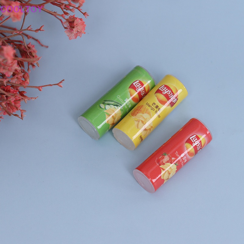 Set 3 Chai Khoai Tây Chiên Đồ Chơi Búp Bê Cỡ 1 / 12