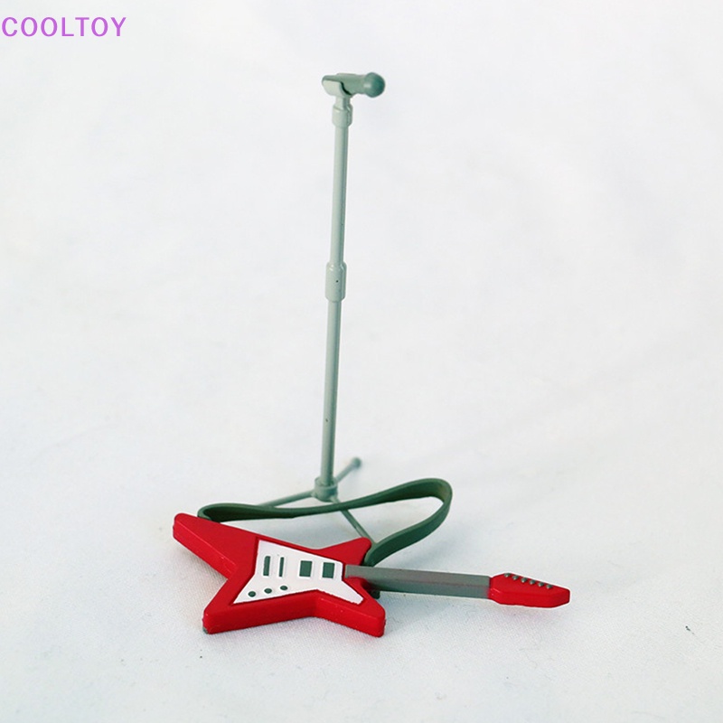 Mô Hình Đàn Guitar Tỉ Lệ 1 / 12 Trang Trí Nhà Búp Bê