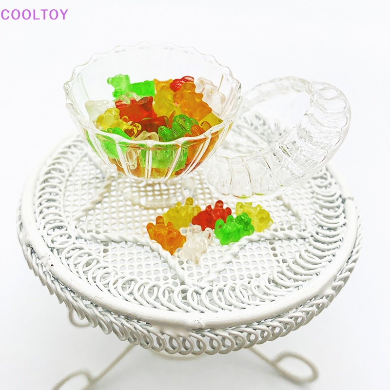 Set 20 Mô Hình Gấu Bằng Nhựa Resin DIY Trang Trí Nhà Búp Bê