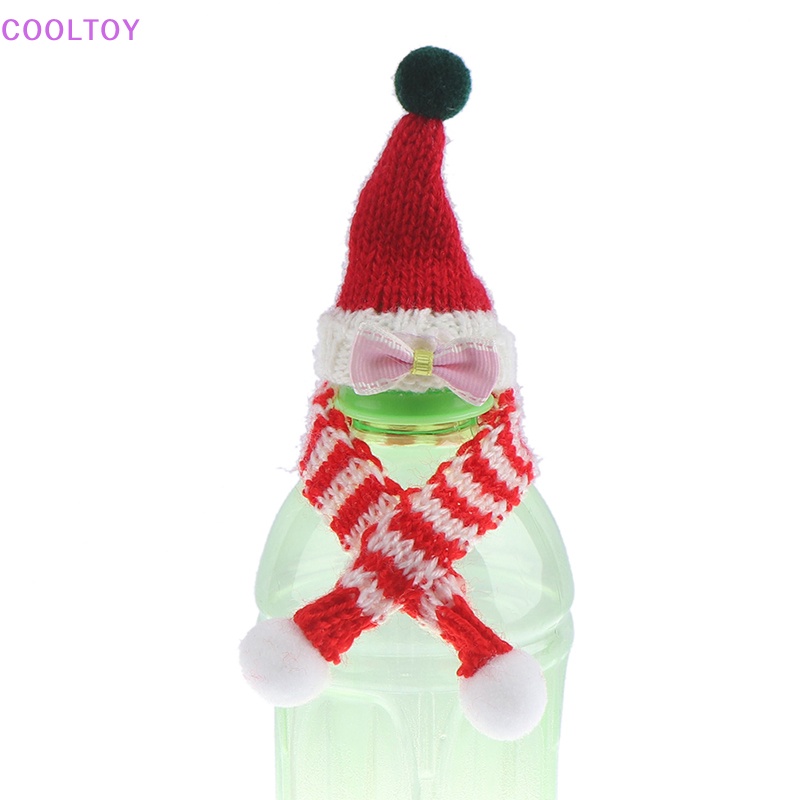 Nón Và Khăn Choàng Giáng Sinh Thời Trang Cho Nhà Búp Bê 1: 6 1: 12