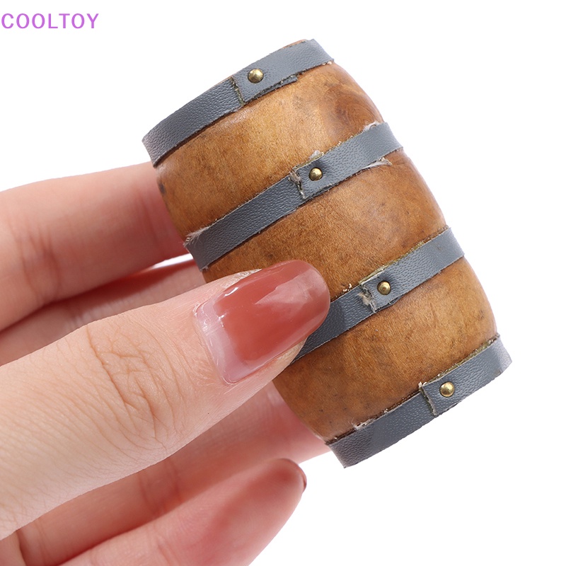 Mô Hình Thùng Rượu Mini Tỉ Lệ 1: 12 Dùng Để Trang Trí Nhà Búp Bê