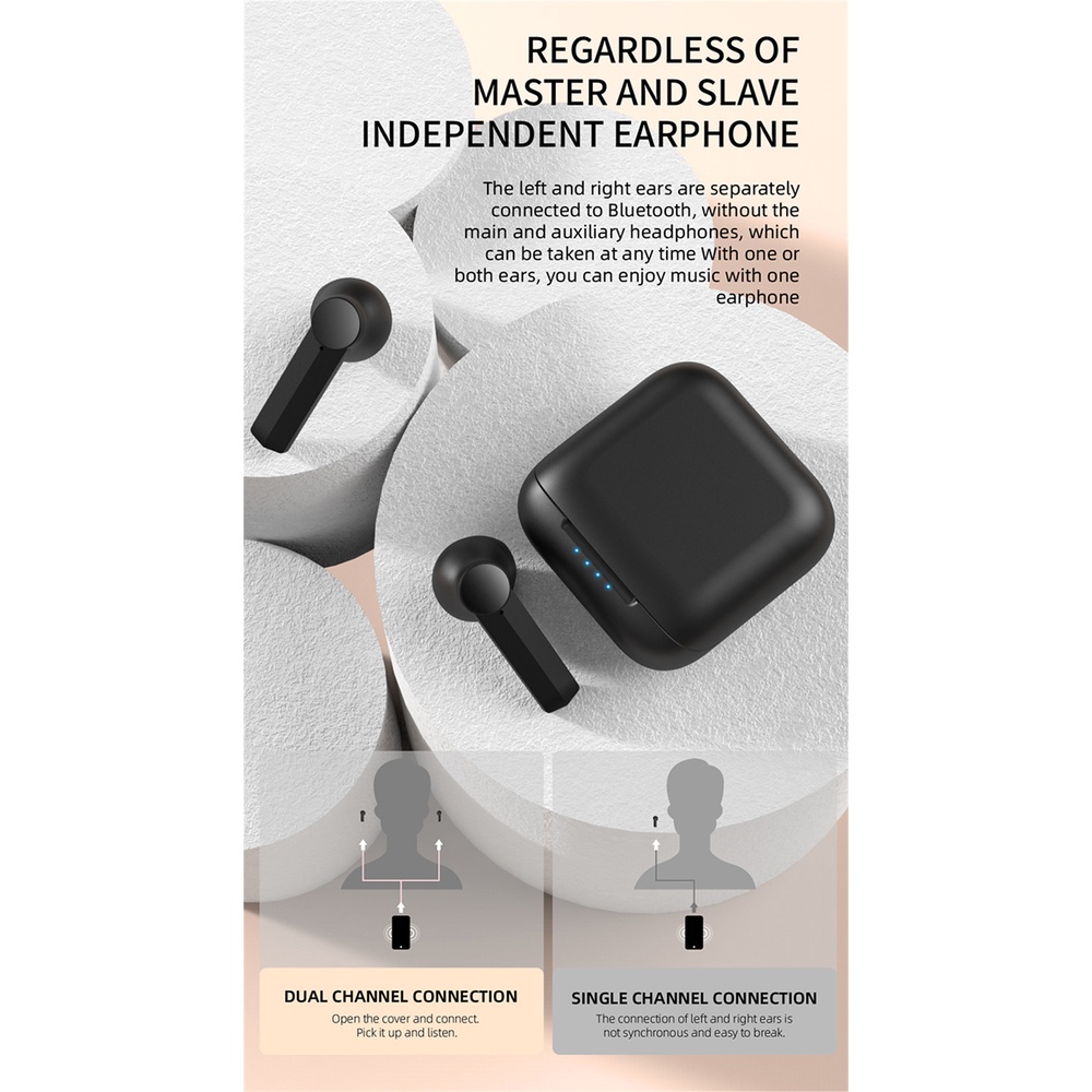 Tai nghe tương thích Bluetooth F2 Tai nghe thể thao F15 Mini Tws Tai nghe A6s không dây tương thích Bluetooth 5.2 Tai nghe dành cho doanh nghiệp Loại cảm ứng