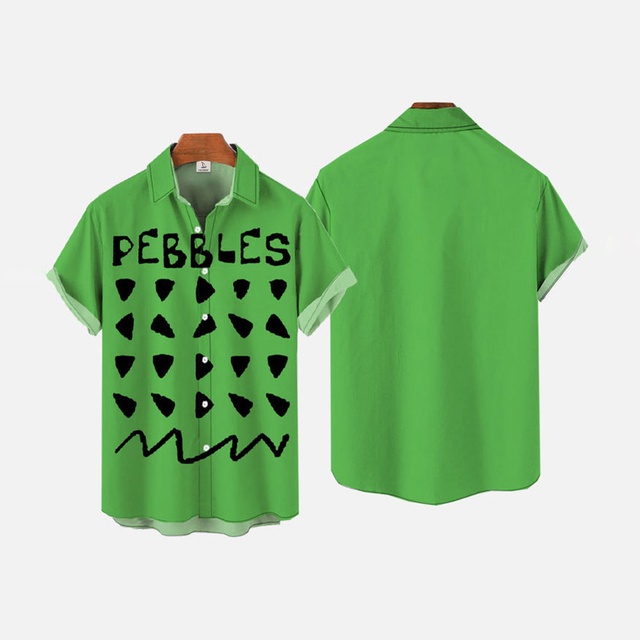 Áo Sơ Mi Ngắn Tay In Họa Tiết 3D Thời Trang Mùa Hè 2023 Cho Nam