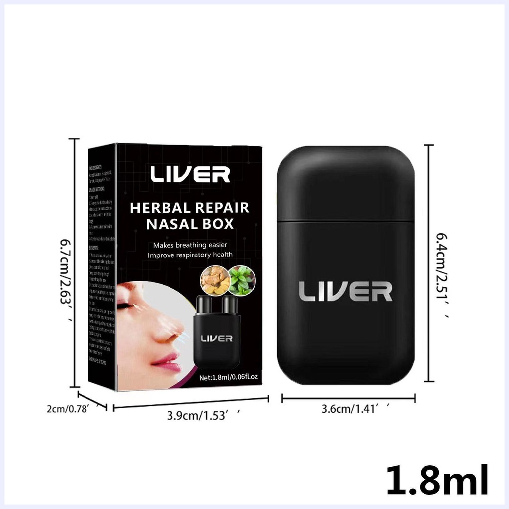 Hộp Thảo Dược Vegan Liver Làm Sạch Mũi Hiệu Quả