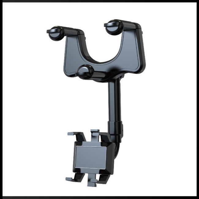 Giá Đỡ Điện Thoại / Gương Chiếu Hậu Xoay 360 Độ Tùy Chỉnh Đa Năng Tiện Dụng Cho Xe Hơi