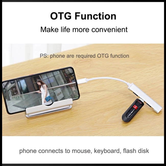 Bộ Chia 4 Cổng Usb C 3.0 3.1 Type C OTG Cho Máy Tính