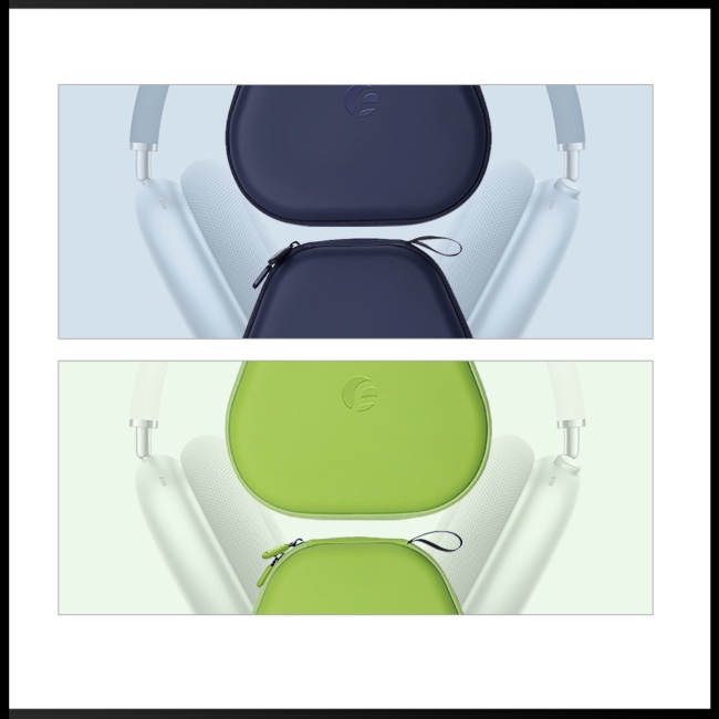 Vỏ Bảo Vệ Hộp Sạc Tai Nghe Airpods Max Bằng Da Chống Thấm Nước