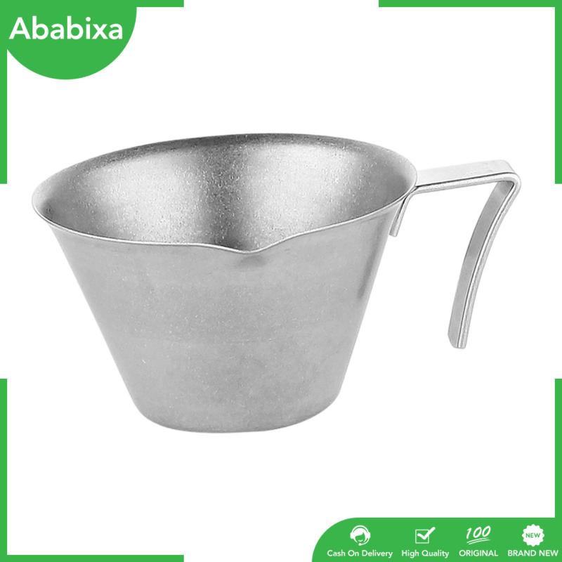 Cốc Đong Mini Bằng Thép Không Gỉ Dung Tích 100ml Có Tay Cầm Tiện Dụng