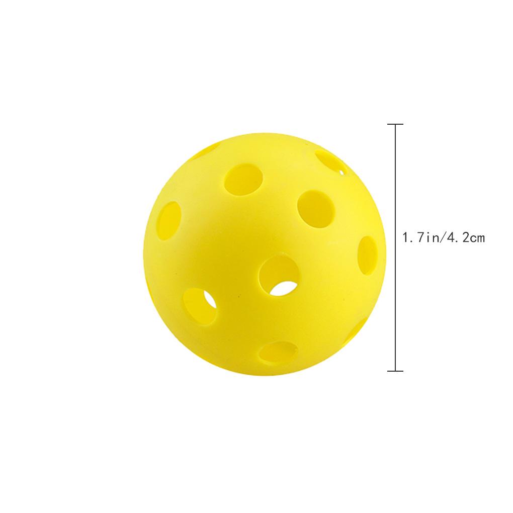 Bộ 50 Quả Bóng Golf 26 Lỗ Thiết Kế Đục Lỗ Độc Đáo Dùng Luyện Tập Trong Nhà Cho Bé