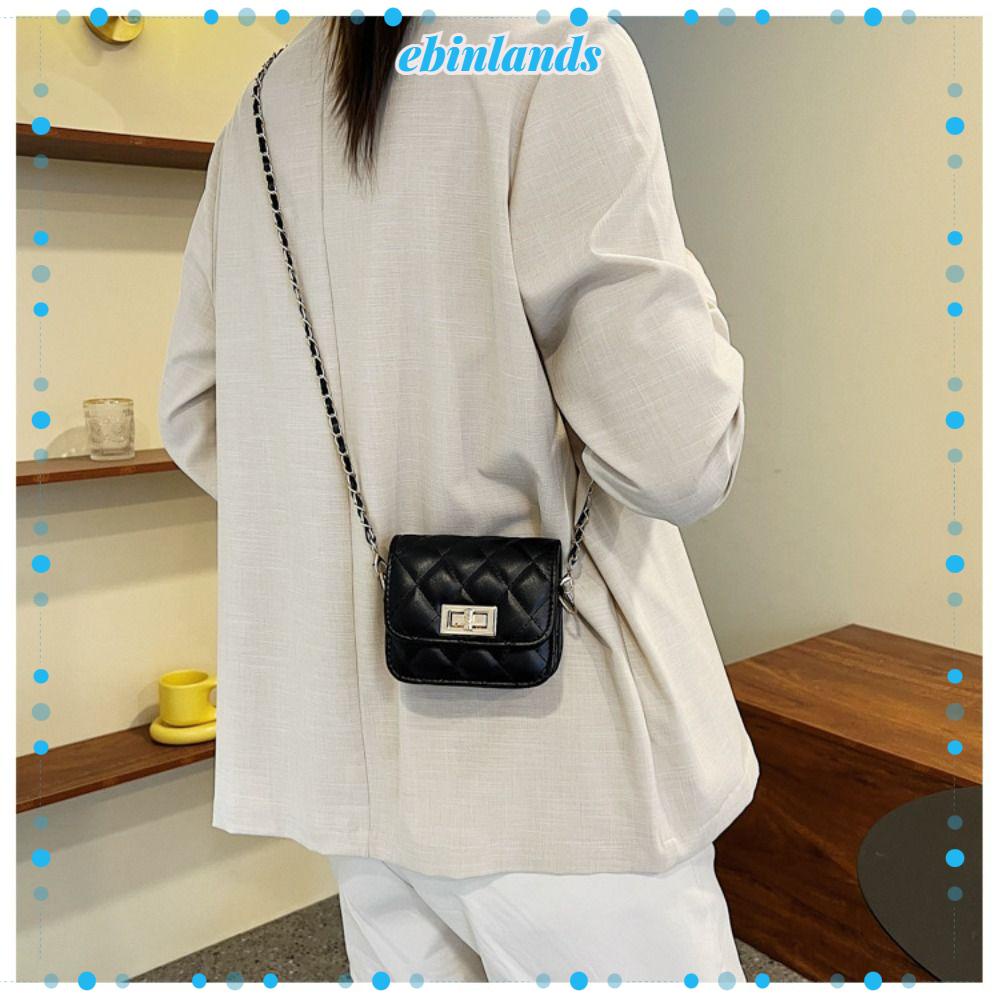 Túi Đeo Chéo Vuông Nhỏ Màu Trơn Thời Trang Cho Nữ