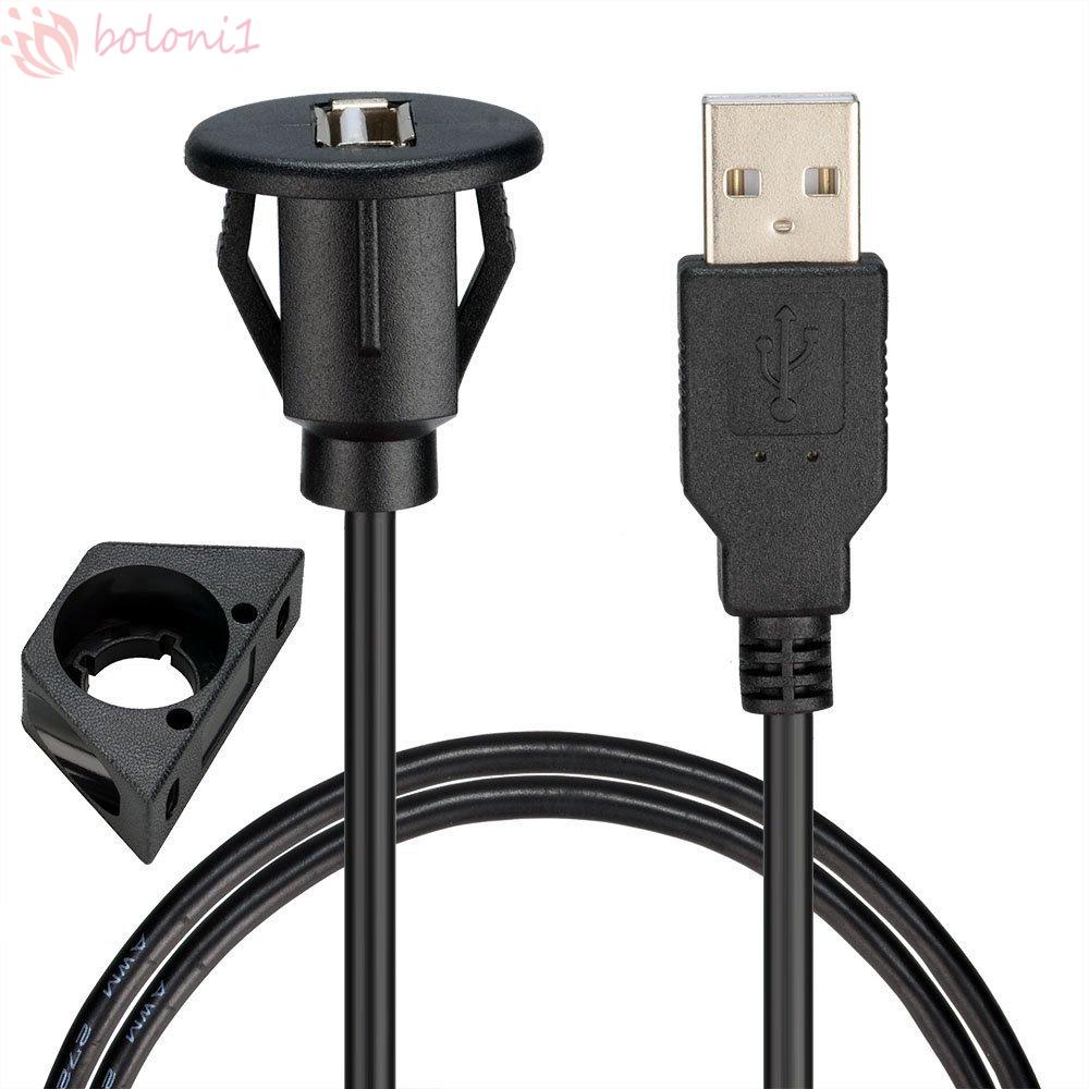 Dây Cáp Nối Dài AUX Cổng USB 2.0 Đơn 1m / 2m Cho Xe Hơi / Xe Tải / Tàu Thuyền