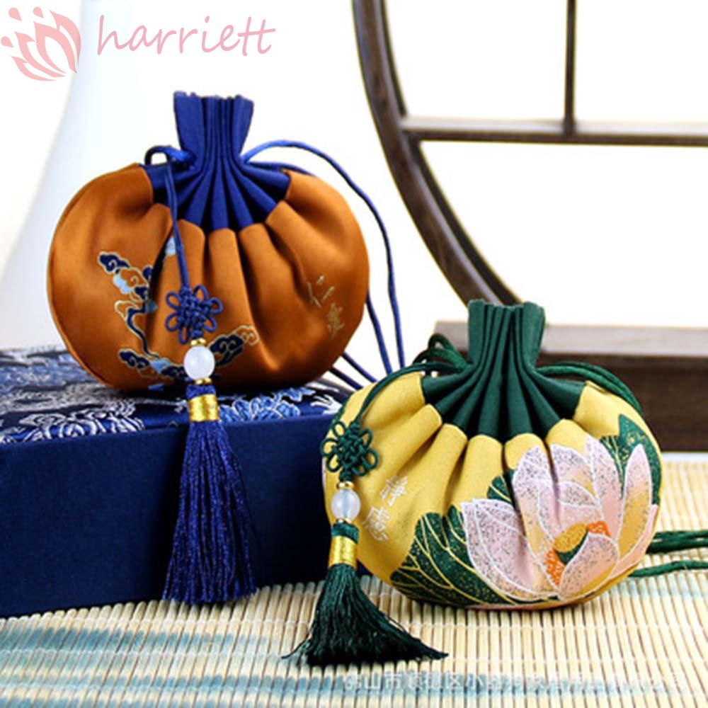 Túi Thơm Thêu Hình Rồng Thổ Cẩm Nhiều Màu Sắc Kiểu Hán Phục